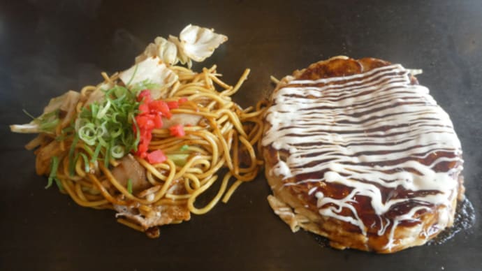 京都 錦 お好み焼き わらい 垂水店でのランチ on 2021-10-6