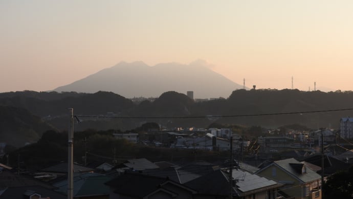 2025年01月03日(金) 今年最初の朝の桜島
