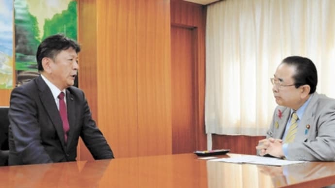 田中復興相が東電社長と面会福島第１廃炉と処理水対策、着実な対応を要請