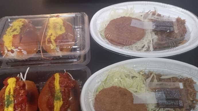 料理レポ⑤そば飯&ミニホットドッグ&弁当