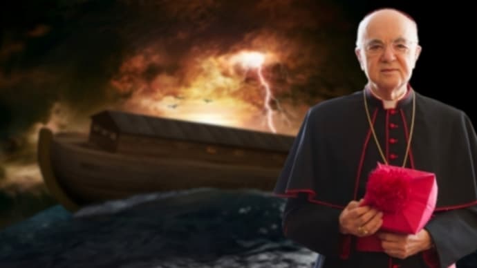 ヴィガノ大司教「異教の近代性は大洪水を『はるかに上回る悲惨な』鞭を準備している」
