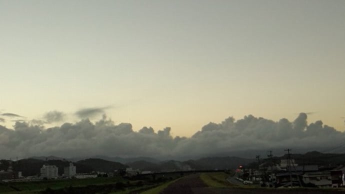 台風接近中