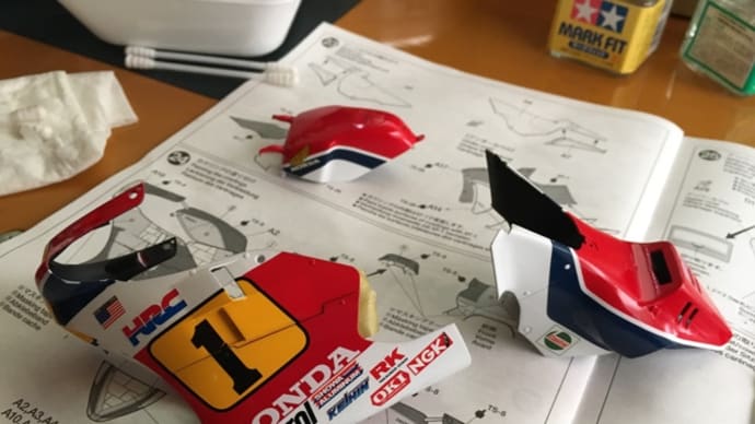 ホンダNSR500 タミヤ 1/12 製作06