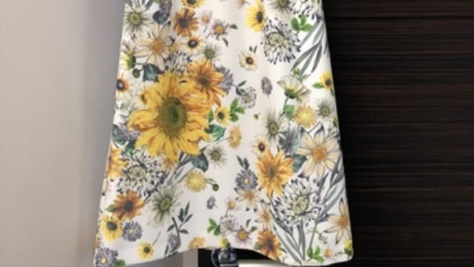 夏の弾き合い会で着るワンピース🌻