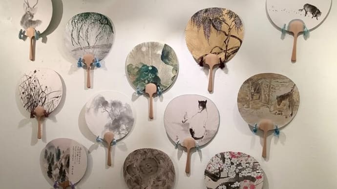 25日迄【涼風献上ー大団扇展】 柴田悦子画廊