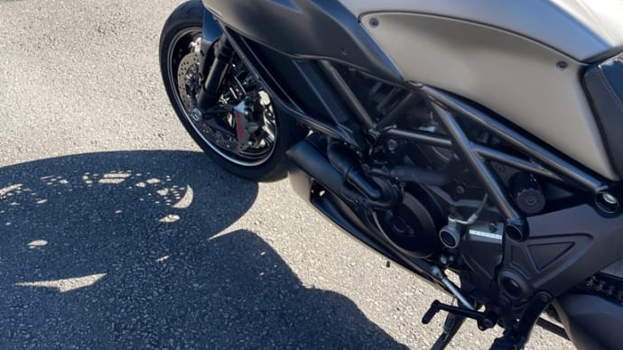 1年点検とフロントフォークシール交換 12640km
