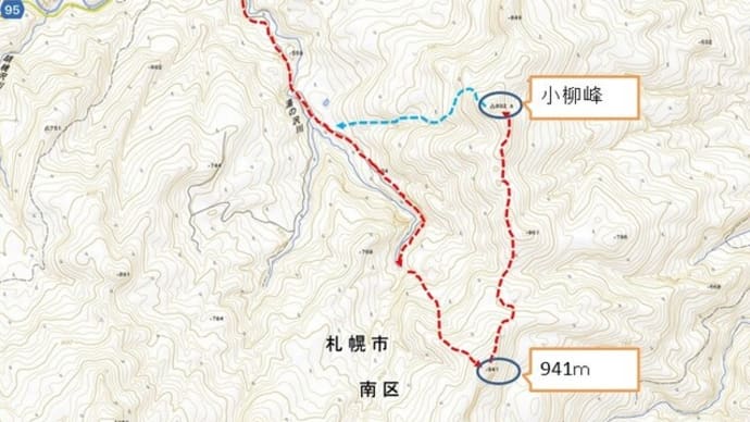 ヤブーなウロウロツアー ~941m峰、小柳892m~
