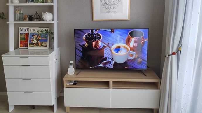 テレビ配線をスッキリ整理。