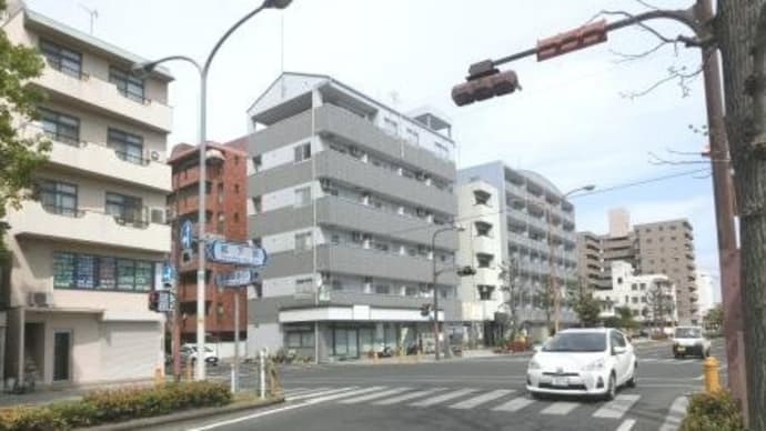 鶴見橋(岡山市内路面電車・番町線)
