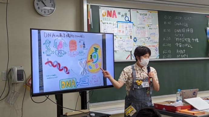 立川科学センター「宇宙の話とDNA抽出実験」