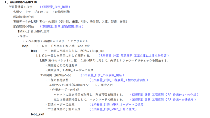 生産管理システム(進捗と仕様について)