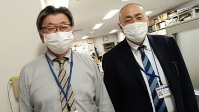 ♪ 仕事の速い方が、ここにも! 名張・寺田病院の新事務長と顧問のおふたり♪