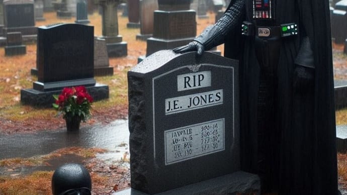 Darth Vader Says Rest In Peace James Earl Jones. 😞😔😢🩷💜🖤⚰️⚱️🪦