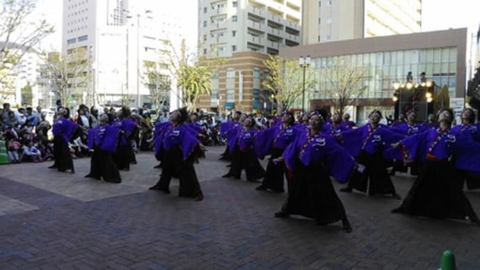 佐世保よさこい祭、笑顔が最高♪
