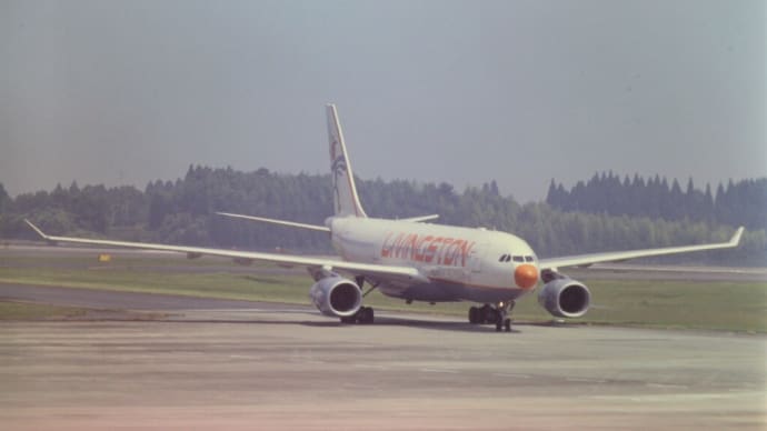 ２００４年７月２４日 鹿児島空港　LIVINGSTON Energy Flight AirbusA330