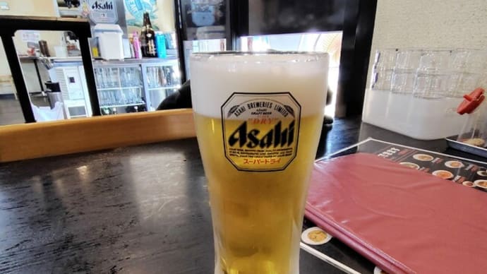 |M3256|光善寺駅西口『シビカラ屋ロッキー』に久々のお邪魔。生ビ&餃子で開始し、締めの半炒飯とスペシャル汁なし担々麺で胃がジンジン!