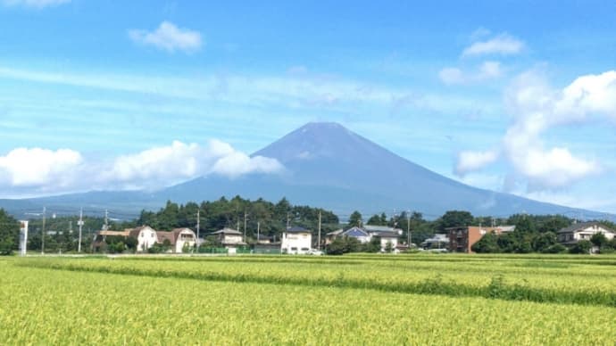 今朝の富士山（20220810）
