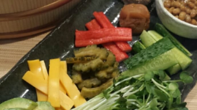 考えたくない😵日の… ☆ チープ手巻き寿司 🐱🍣