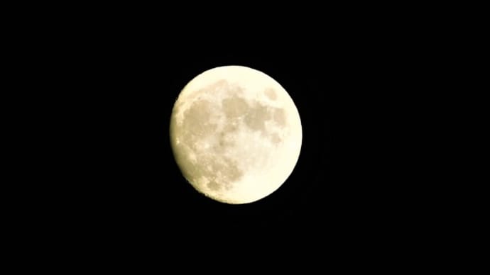 ２０２０・１０・２９　HIGASHIYAの栗月と栗蒸羊羹で十三夜。微妙にいびつな月を愛でる。