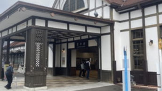 琴平駅で