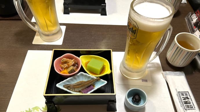 駅近外食→蕎麦屋で一献・・・「有喜屋」ホテルオークラ京都(地階)でかんぱ〜い(o^^o)