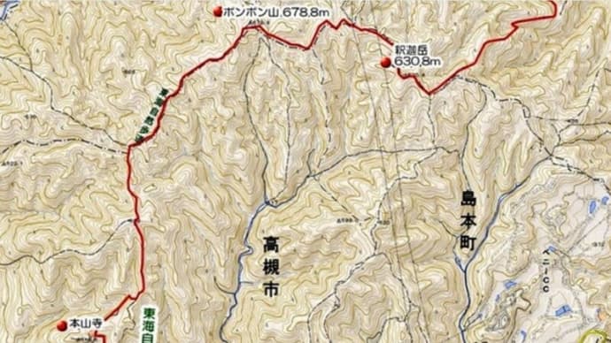 高槻市の本山寺からポンポン山へ登ってみたら桜の季節に雪道でした　その1　2024年3月22日