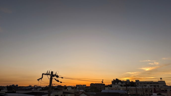 日の出前 2023年8月29日