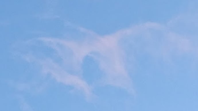早朝の空模様♪