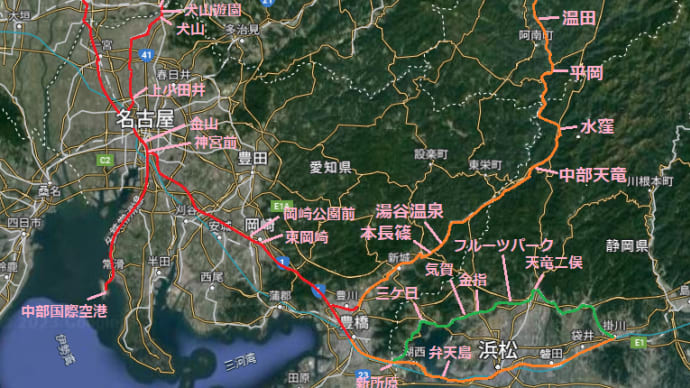 名鉄　DX特急復活案　その4　飯田線乗り入れと高速化
