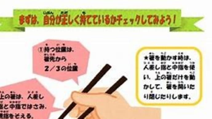 箸の日!(*^_^*)