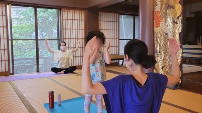 明日は大蓮寺さんのヨガ