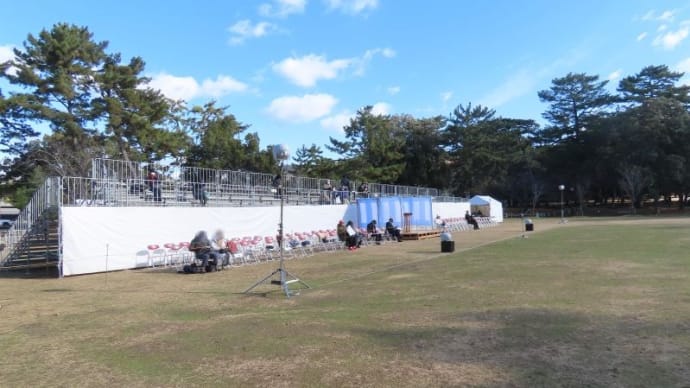 春日若宮おん祭 御旅所の見学