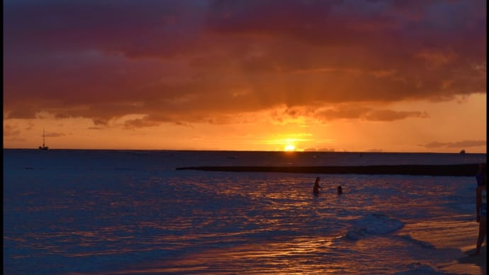 色んな風景～ハワイ・ワイキキの夕景～