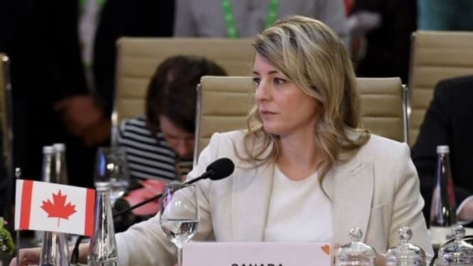 カナダ、中国外交官を追放 外相「内政干渉は容認しない」
