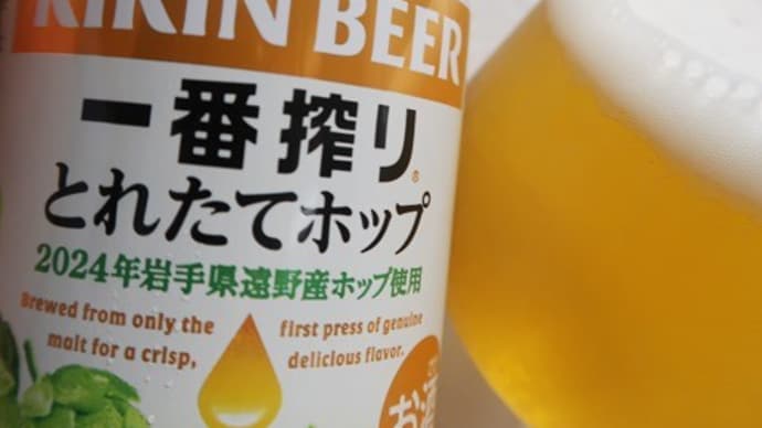 「一番搾りとれたてホップ2024」を今年も飲みました