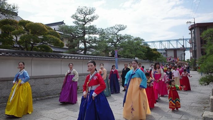 朝鮮通信使再現行列に行ってきました。