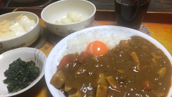 雪がちらつきました