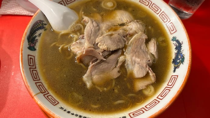 【新橋】 末廣ラーメン本舗 新橋分店「中華そば 並セット(1260円)」