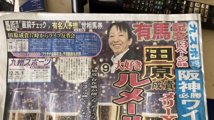 有馬記念やで・・