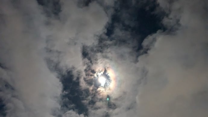 2月12日夜、満月 🌕 を見られました。
