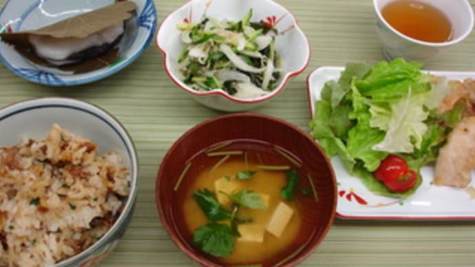 もうすぐ節句の春を喜ぶカフェランチになりました