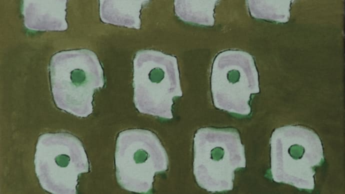 【絵画】「FACEⅣ」色違い⑥、⑦