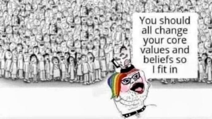 Unbelievable Projection And This SJW Calls Us Privileged. 😀😃😄😁😆😅😂🤣😈🤡💩❄️🐠💀🏳️🌈🏳️⚧️