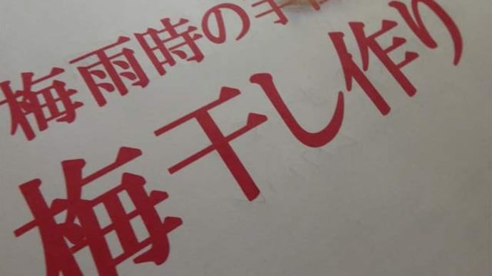 令和元年「絶対カビさせない梅干しづくり」