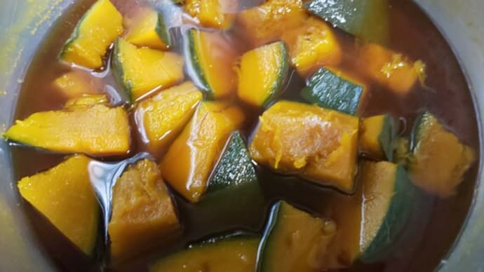 「ゴリ」「かぼちゃ」の炊いたん。