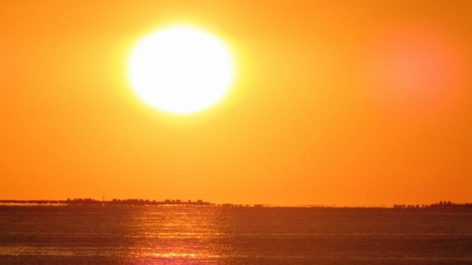夕日