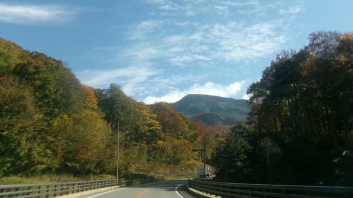 錦秋の山