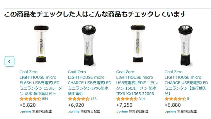 aliexpress　ゴールゼロ　Lighthouse Micro Flash