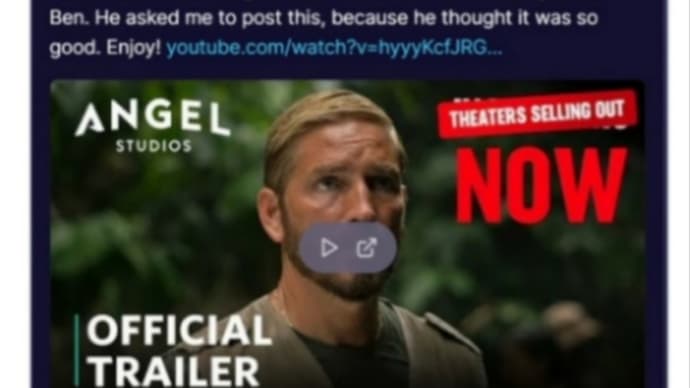 トランプ大統領が宣伝中!子どもの人身売買を題材にした映画【サウンド・オブ・フリー ダム】全米1位!ジム・カヴィーゼルYouTube!トランプとプーチンが居なかったら子供達が人身売買の餌食が