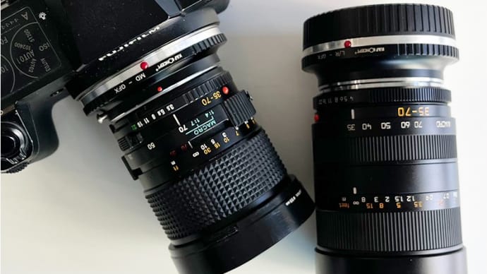 MD ZOOM 35-70㎜ f3.5Ⅲ型とVARIO ELMAR R 35-70mm F4